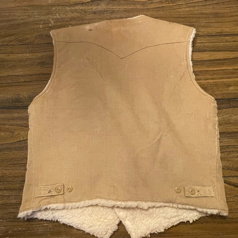 Vintage 70s Lee Storm-Rider Corduroy Sherpa Lined… - image 5